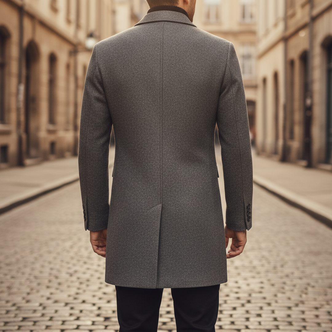 Cappotto Uomo Invernale Revers a Tacco