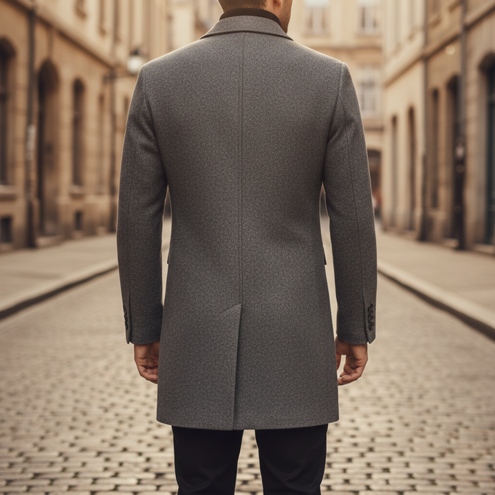 Cappotto Uomo Invernale Revers a Tacco