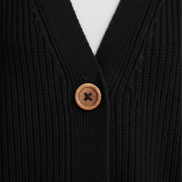 Cardigan Donna con Bottoni Oversize Comodo