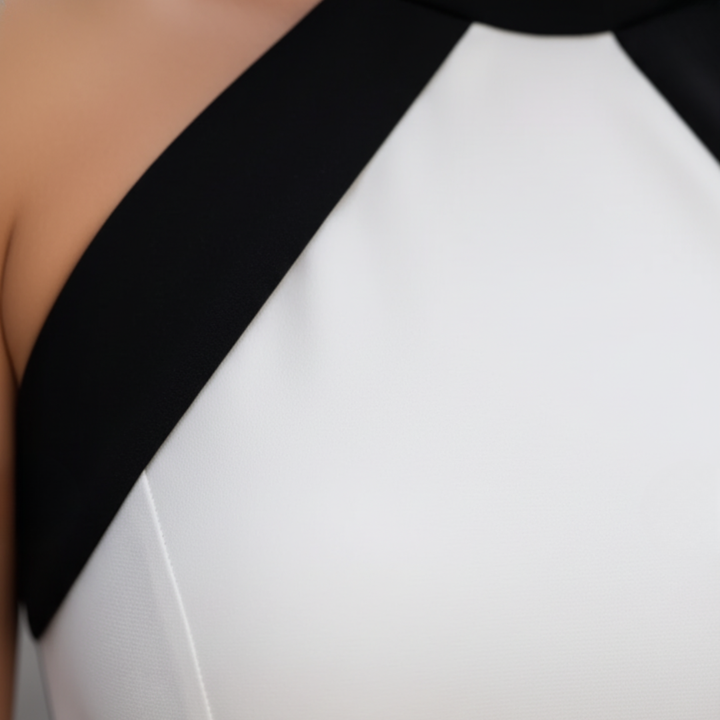 Abito Donna Collo Alto Elegante