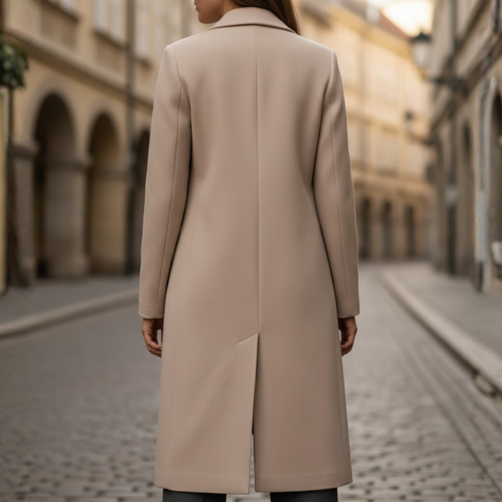 Cappotto Donna Lungo Elegante Tessuto