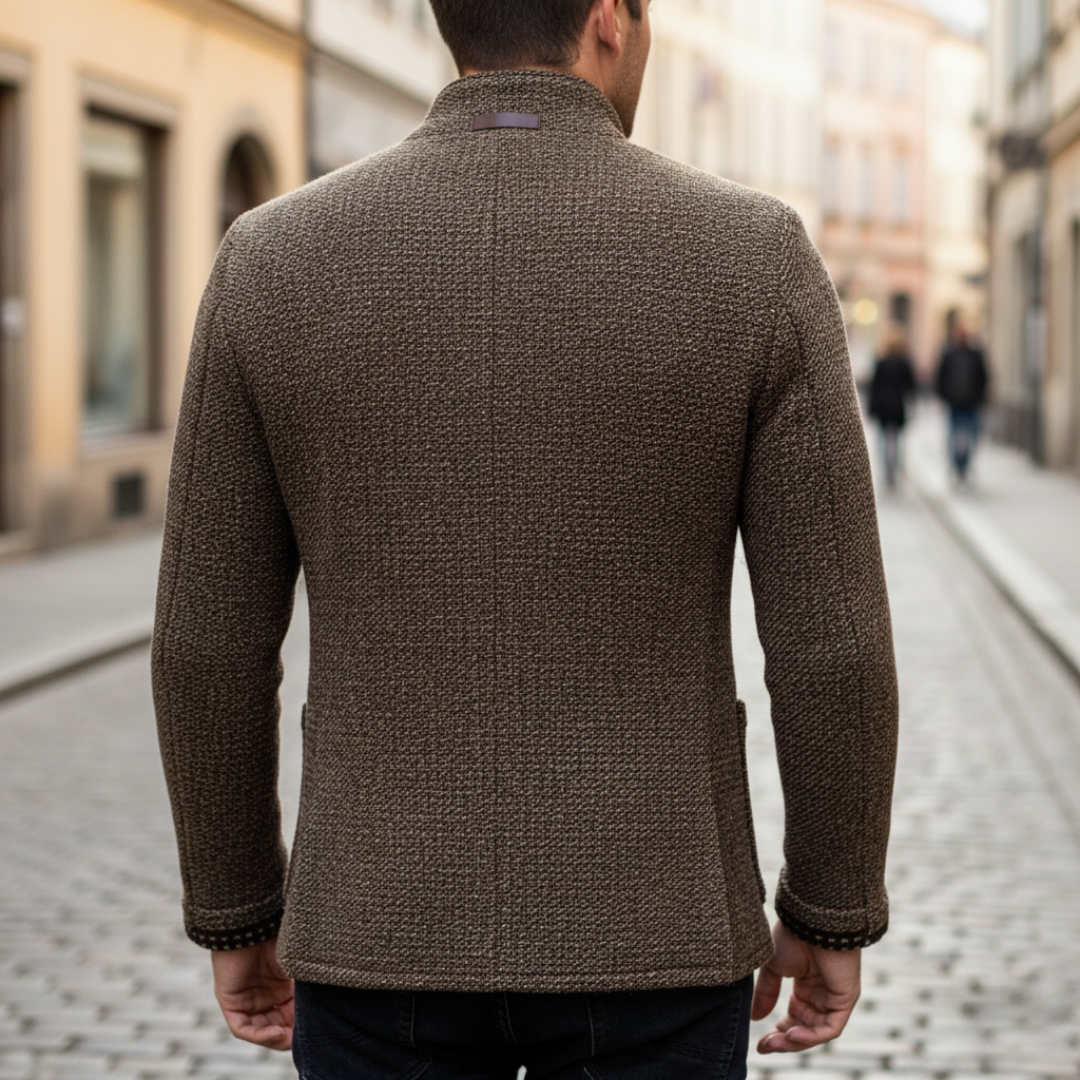 Giacca Uomo Slim Fit Tessuto Resistente