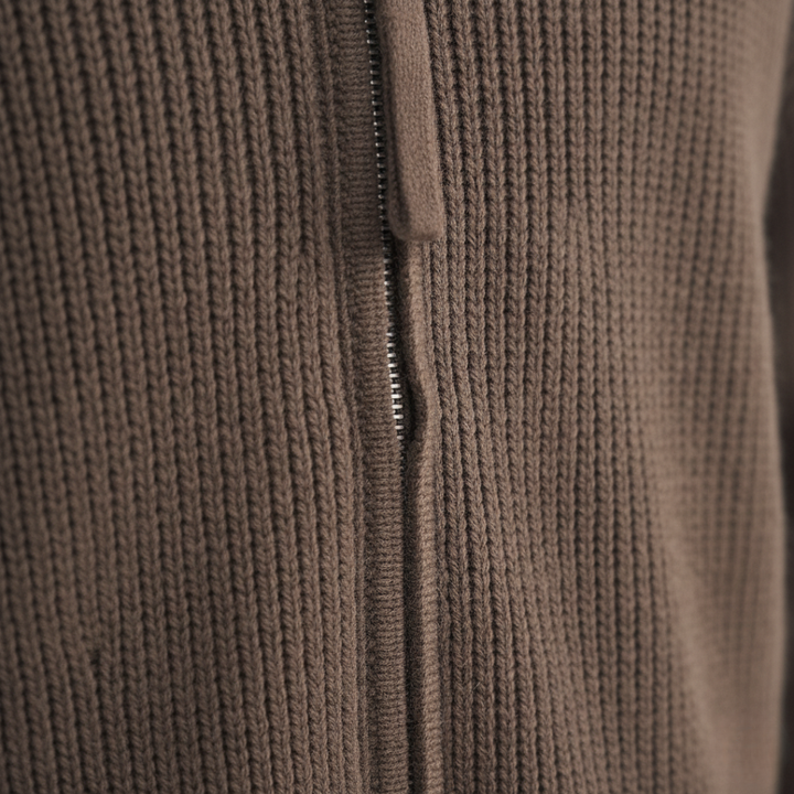 Cardigan Uomo Righe Materiale Misto