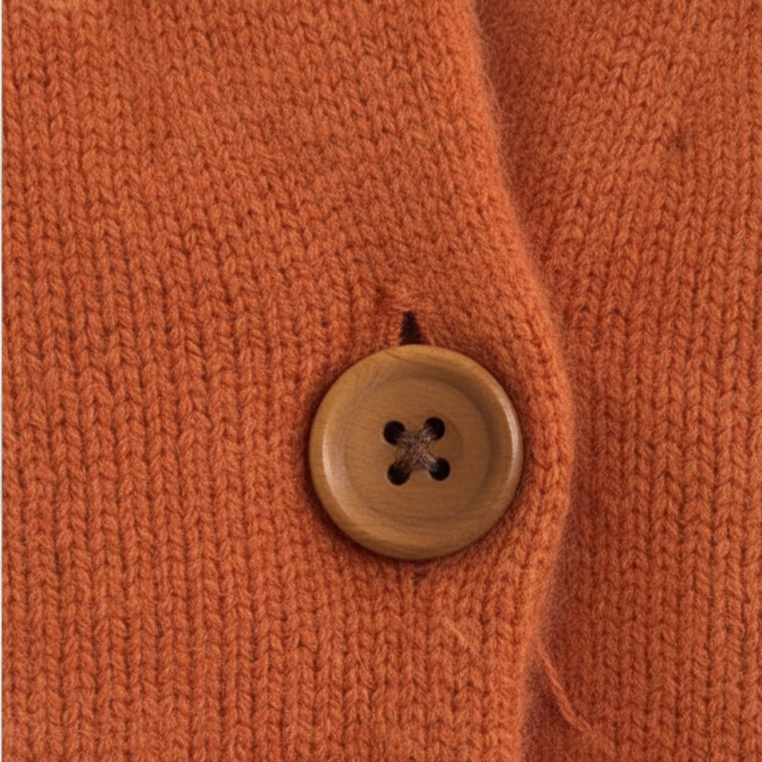 Cardigan Donna con Bottoni Oversize Casual