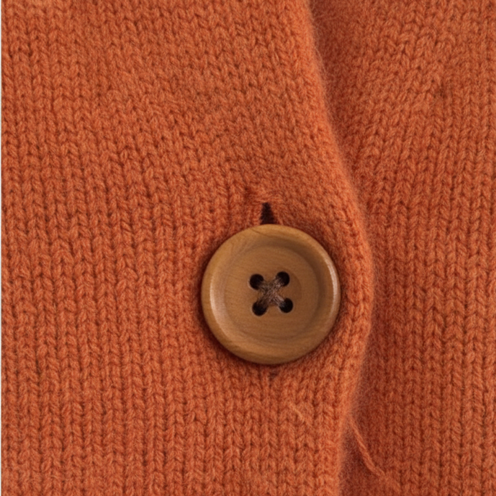 Cardigan Donna con Bottoni Oversize Casual