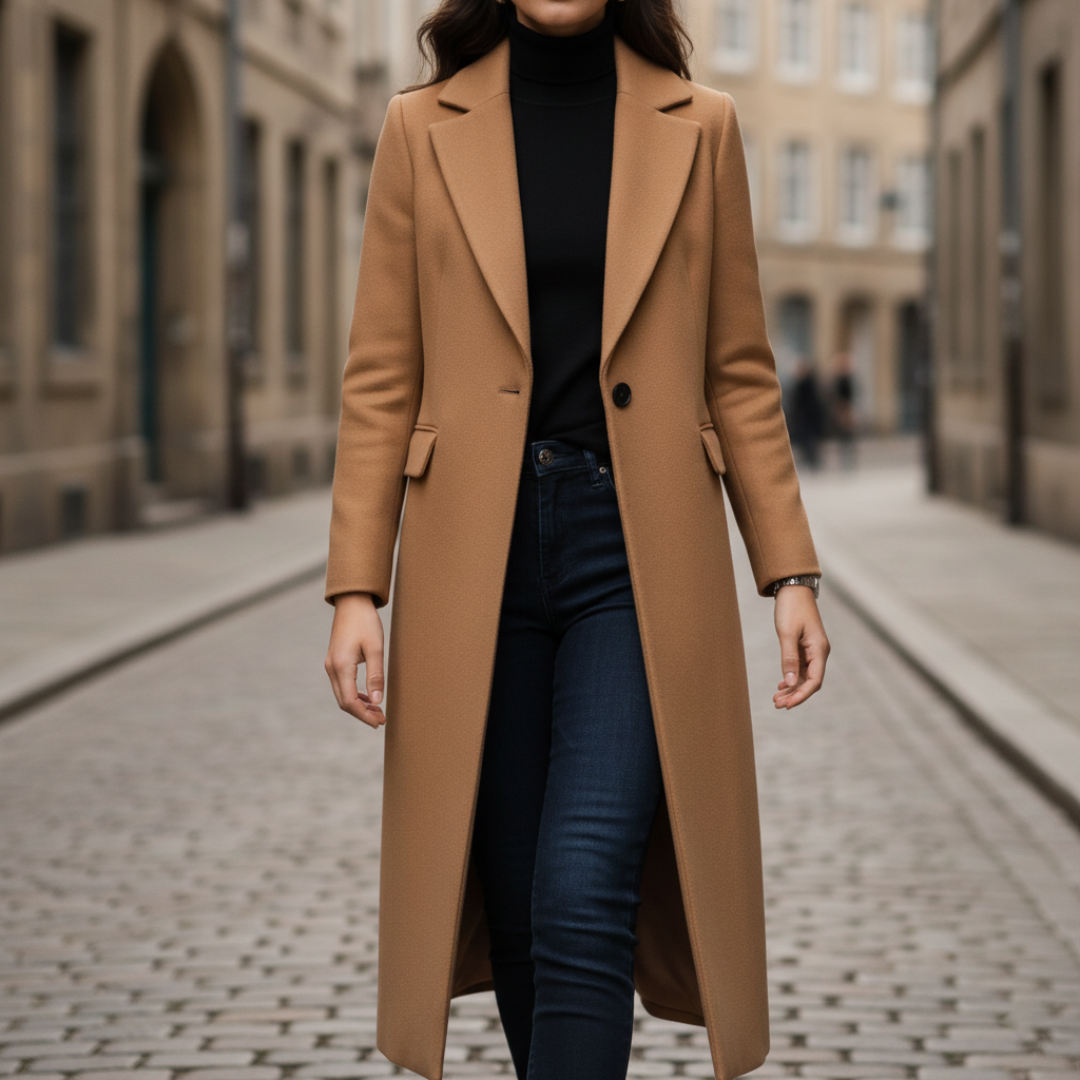 Cappotto Lungo Invernale in Lana Donna