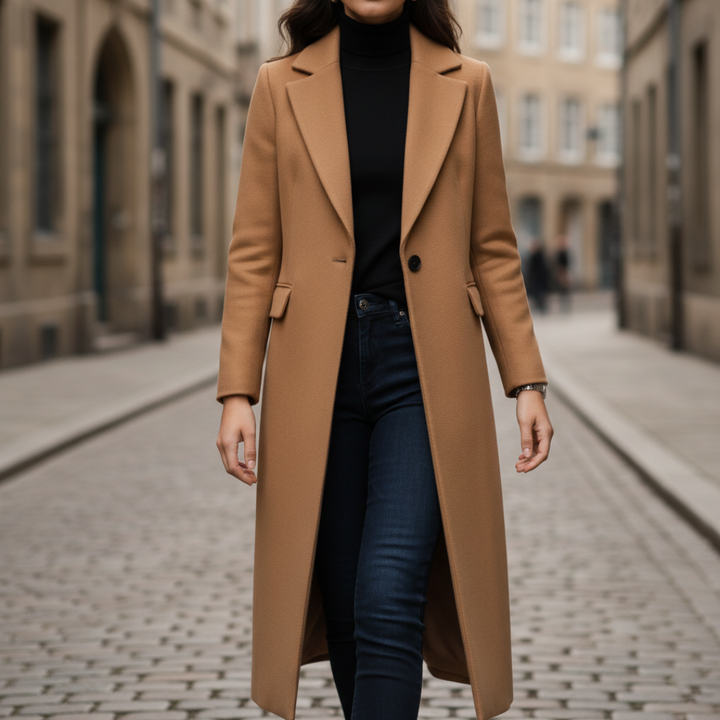 Cappotto Lungo Invernale in Lana Donna