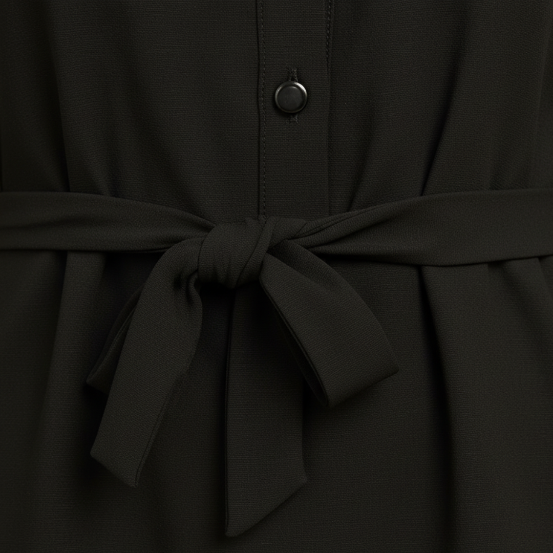 Vestito Donna Chemisier Materiale di Alta Qualità Maniche Tre Quarti