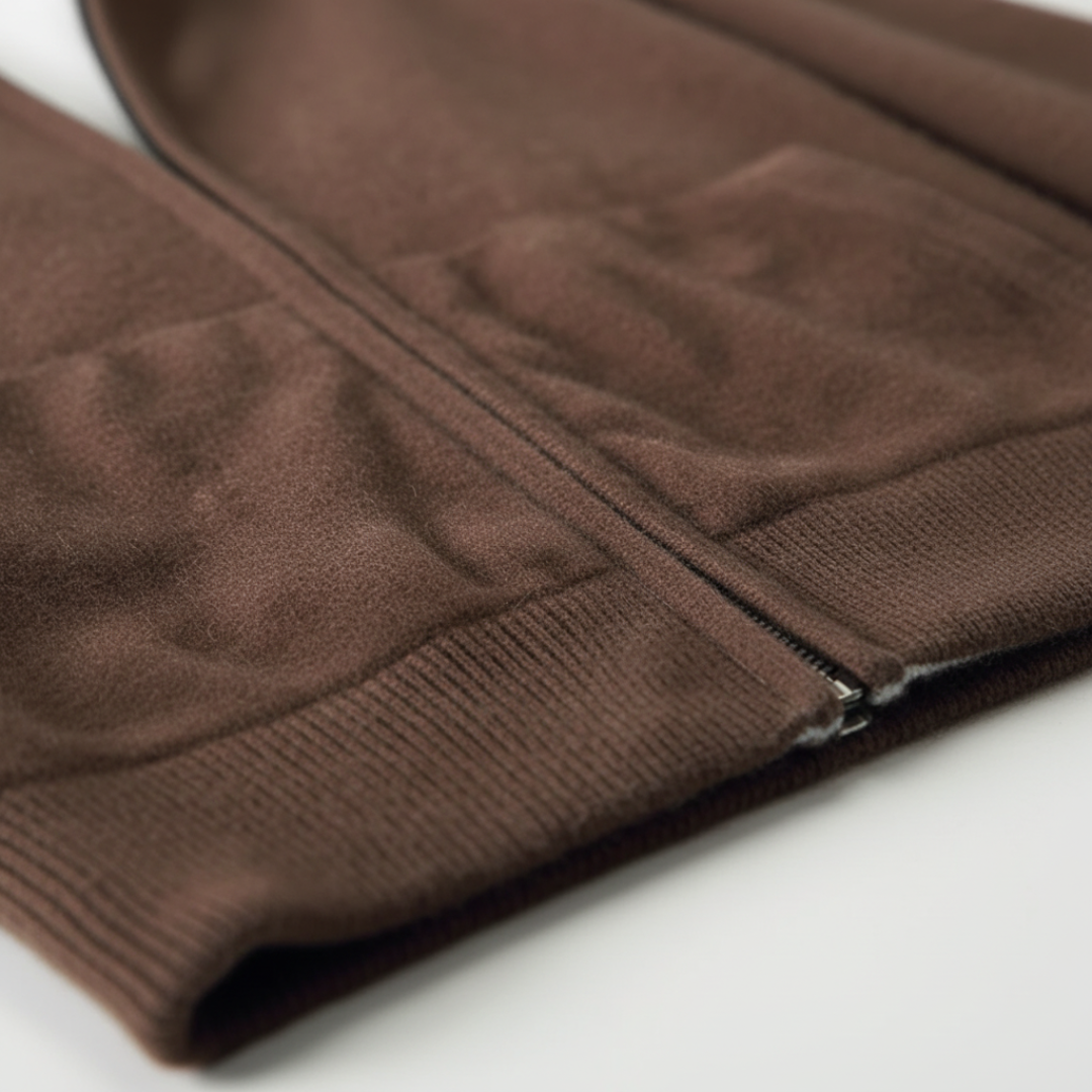 Pullover Uomo Girocollo Trama Melange