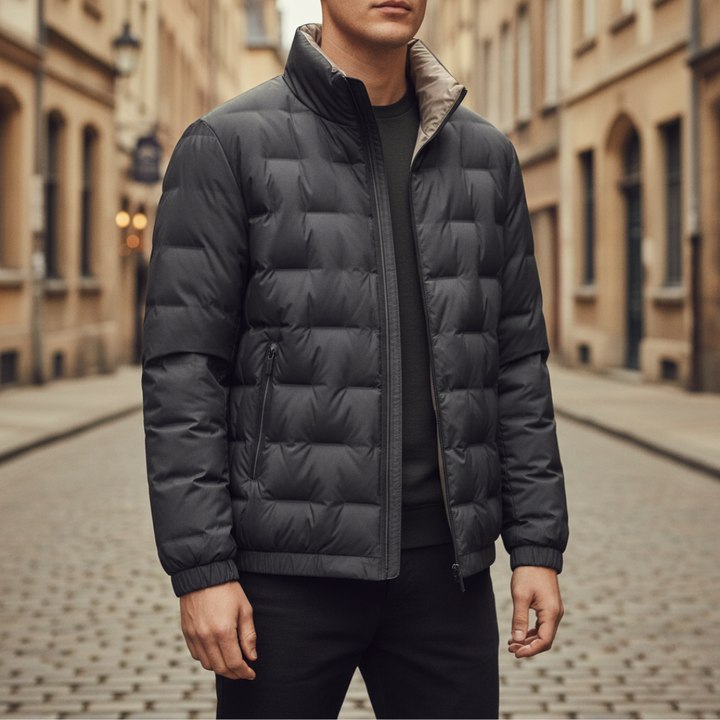 Giacca uomo trapuntata con zip