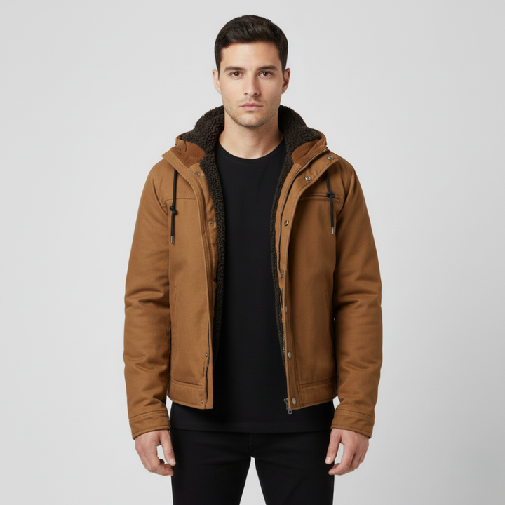 Giacca con cappuccio uomo