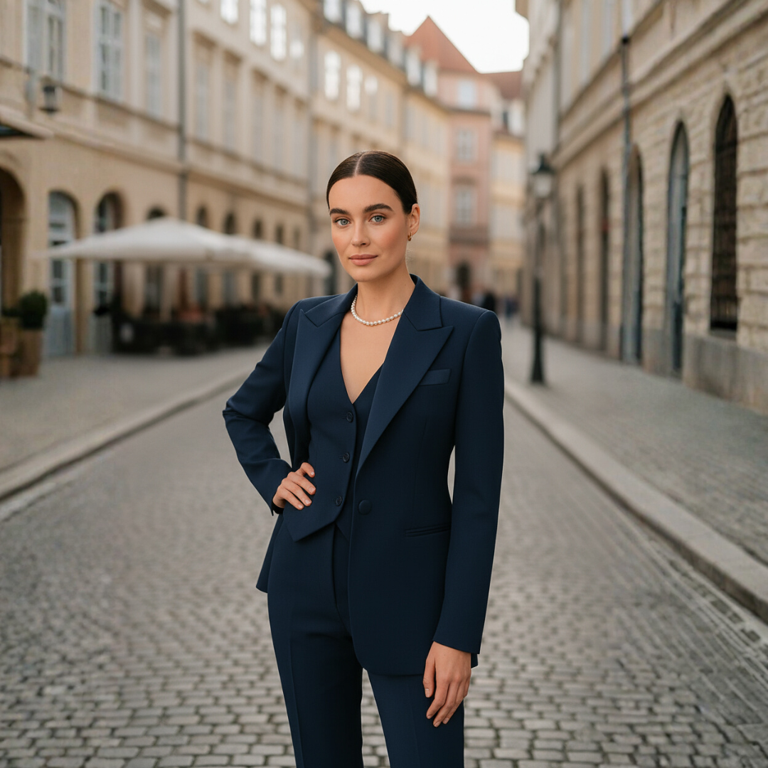 Tailleur Completo Donna Materiale Alta Qualità Cerimonia