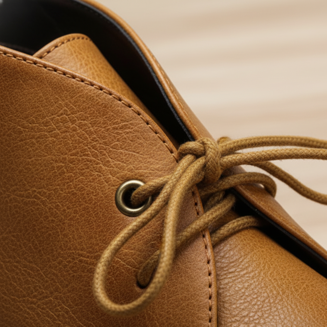 Stivali Uomo Chukka in Pelle Sintetica Casual Elegante