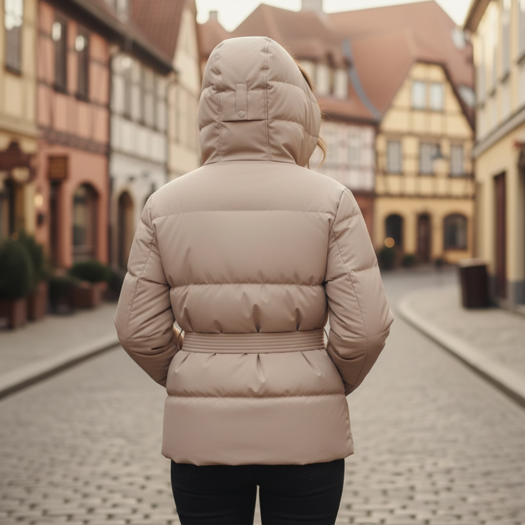 Piumino Donna Cappuccio Antivento