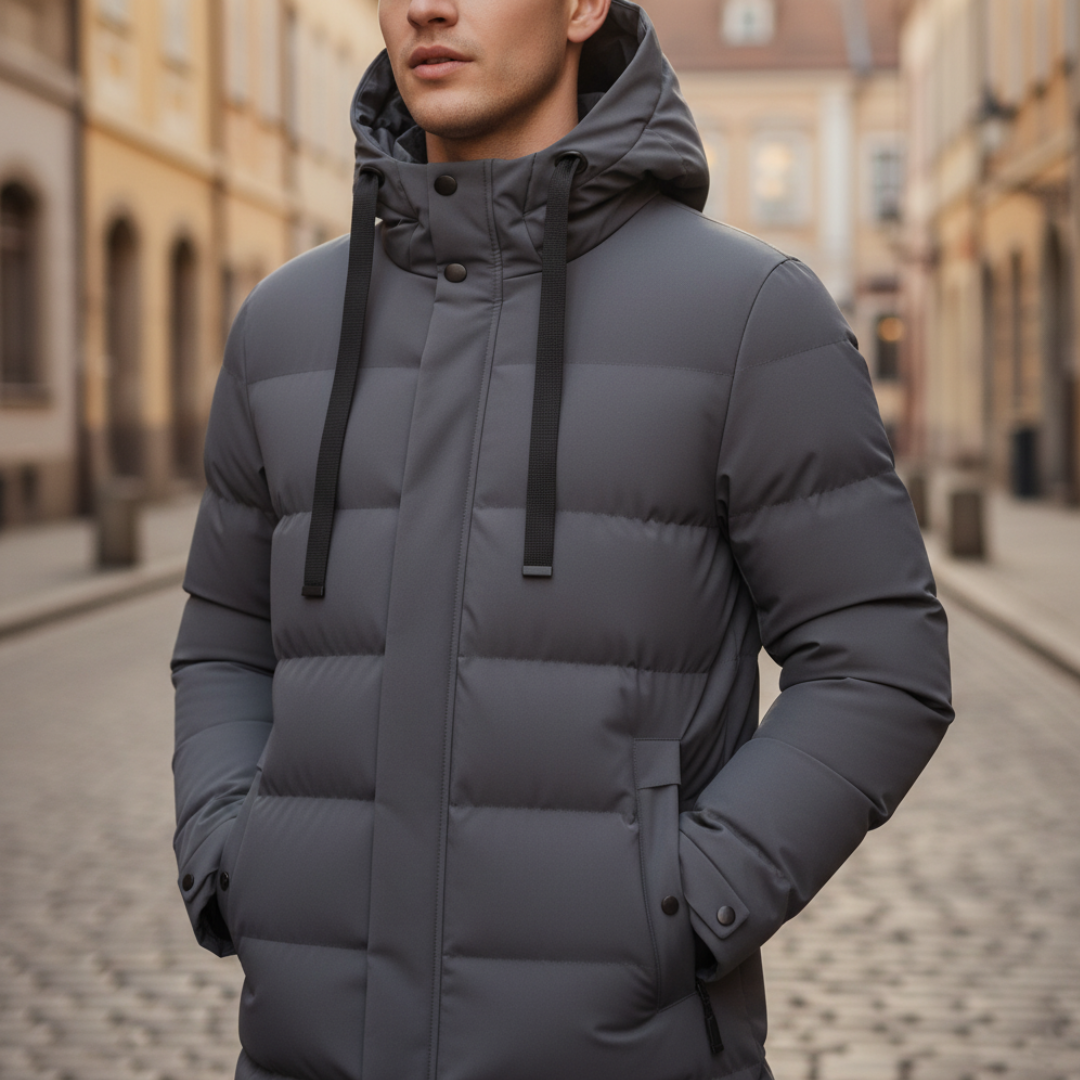 Piumino Uomo Invernale Lungo