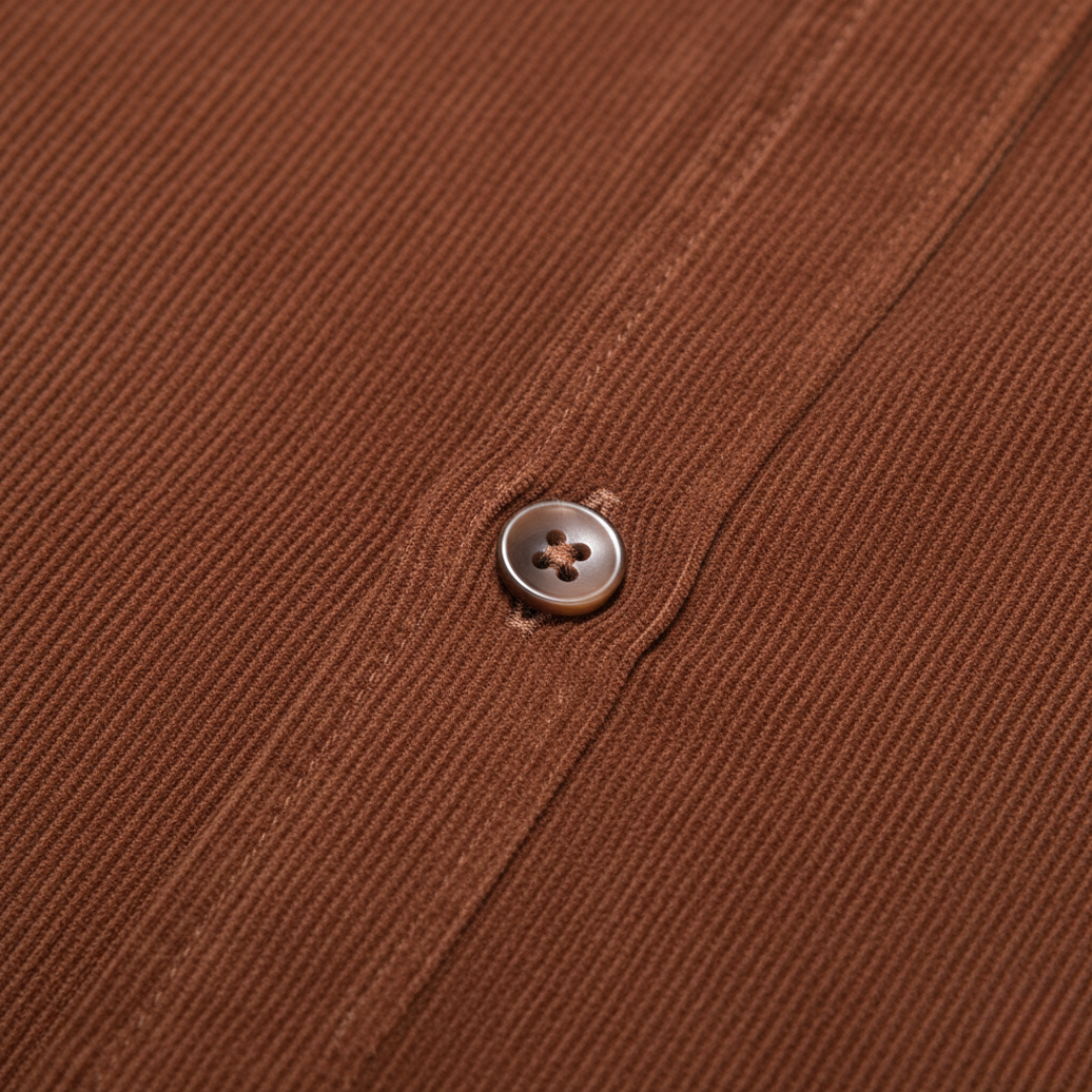 Herrenhemd Slim Cord Samt