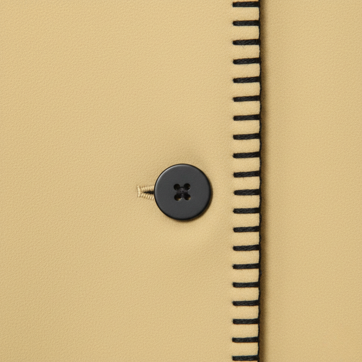 Cappotto Donna Oversize Elegante Tessuto Misto