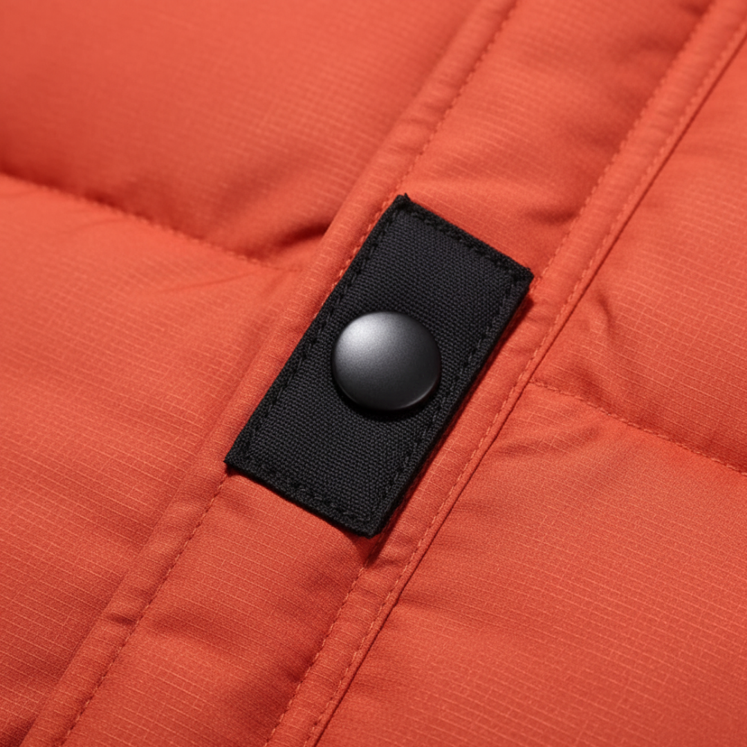 Piumino Uomo Invernale con Cappuccio e Zip