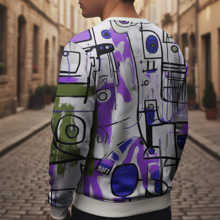 Maglione Uomo con Design Moderno in Tessuto