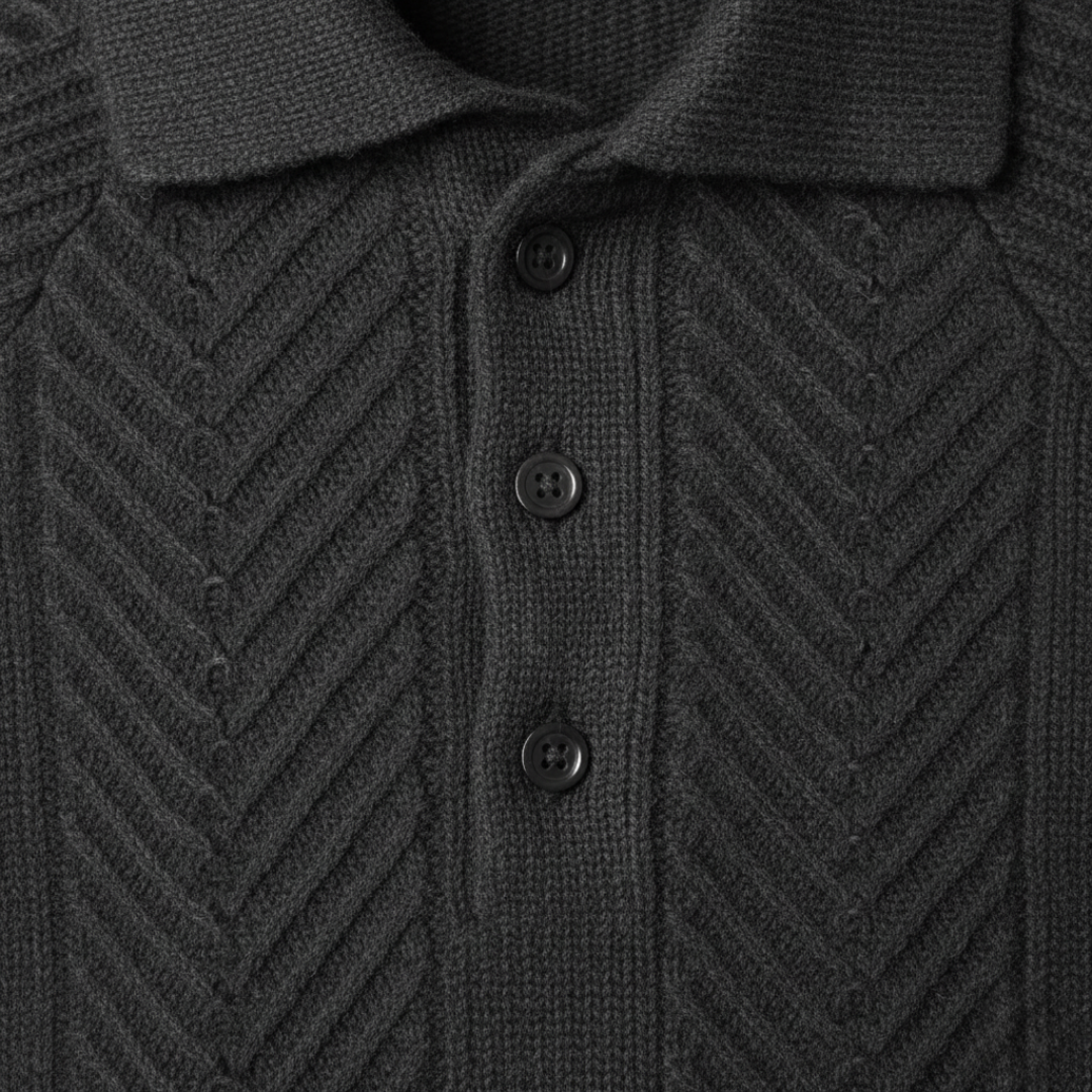 Maglione Uomo in con Collo a Polo