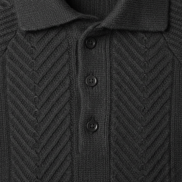 Maglione Uomo in con Collo a Polo