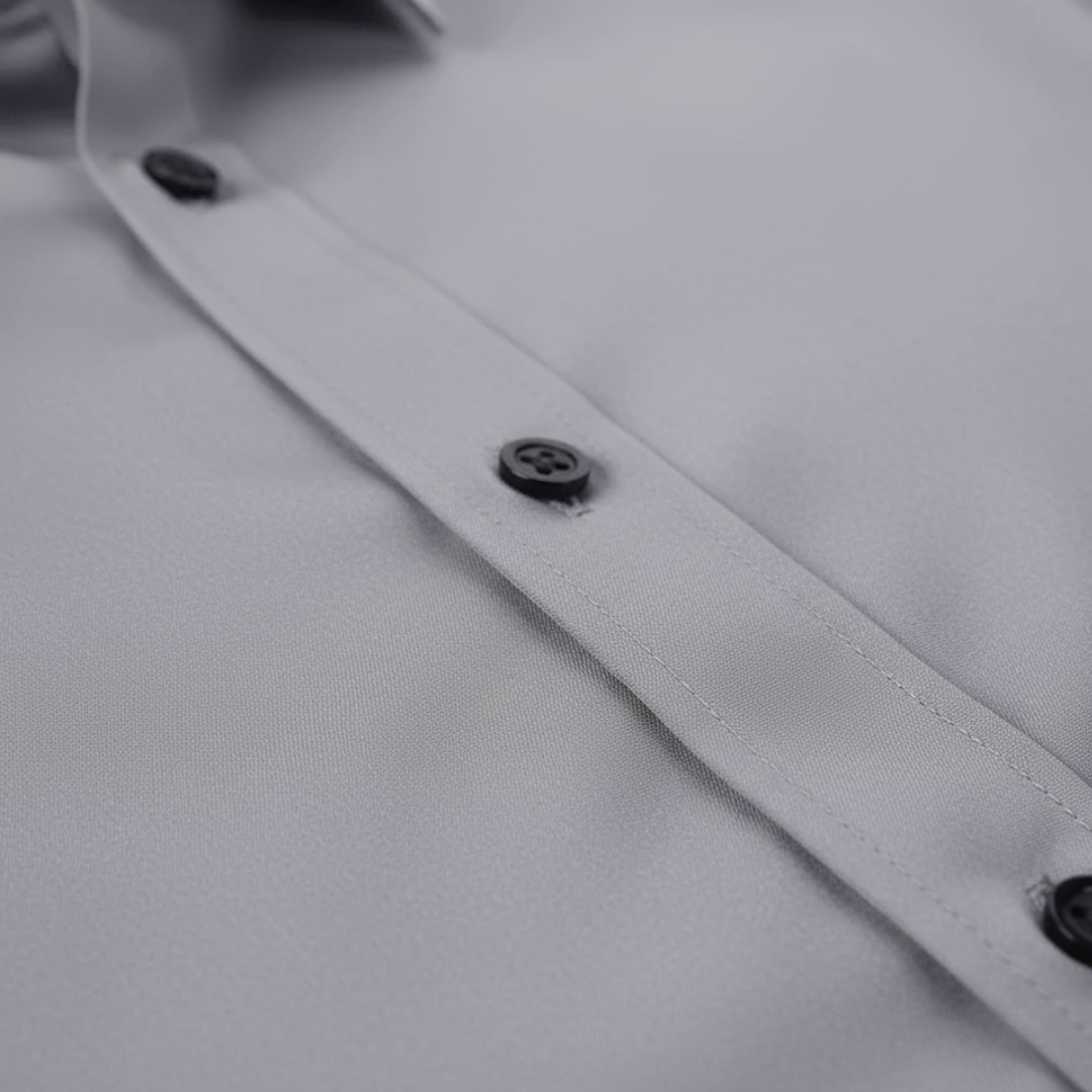 Herren Slim Fit Hemd mit langen Ärmeln