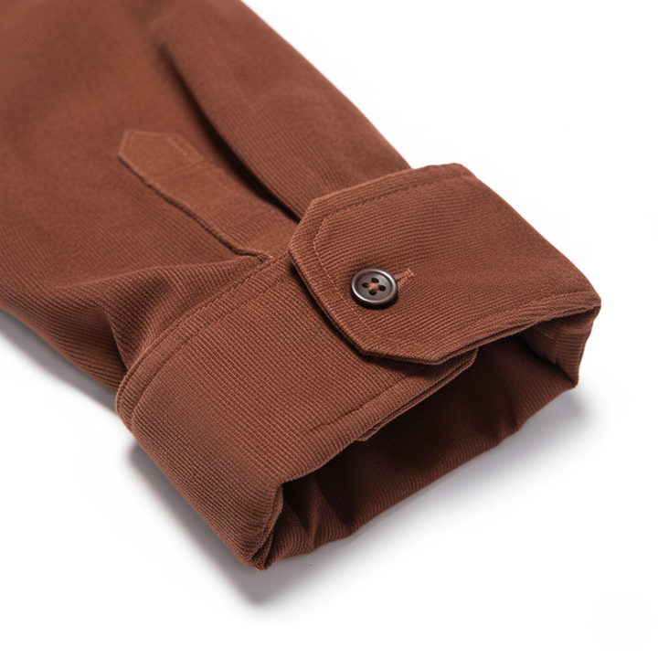 Herrenhemd Slim Cord Samt