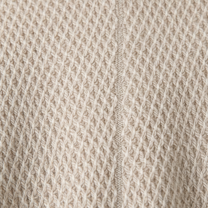 Pullover Herren Rundhalsausschnitt Melange-Struktur