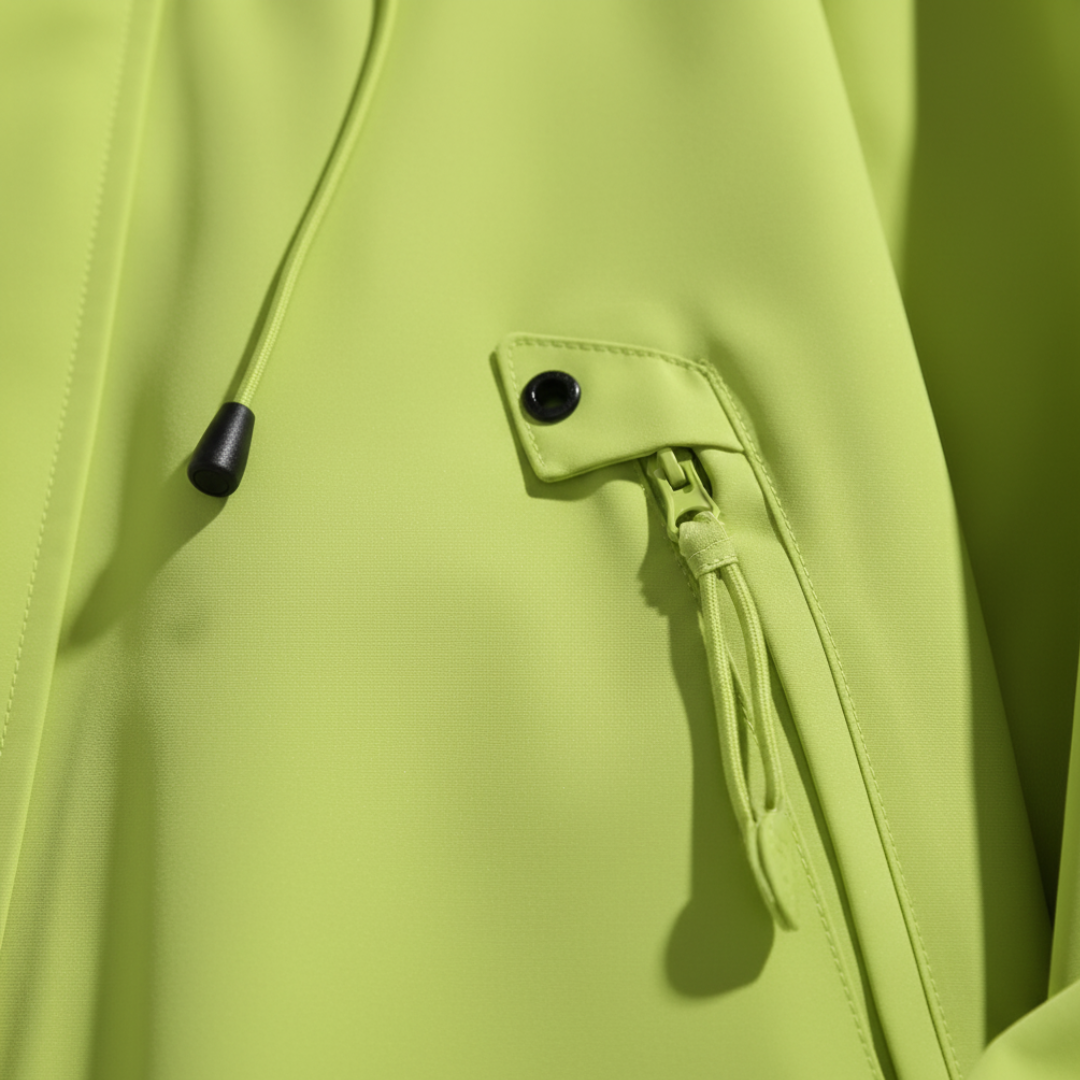 Parka Uomo Tecnico con Cappuccio Impermeabile