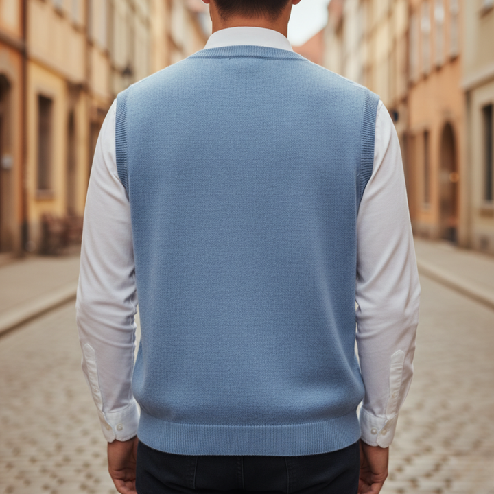 Gilet Uomo con Collo a V