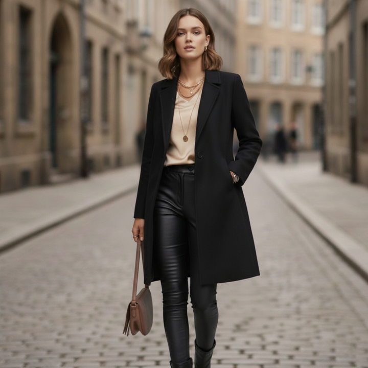 Cappotto Lungo Invernale in Lana Donna