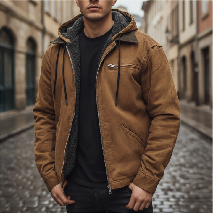Giacca con cappuccio uomo