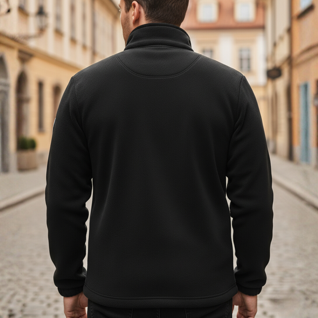 Giacca Fleece Uomo con Zip e Collo Alto Disponibil