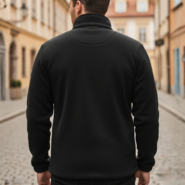Giacca Fleece Uomo con Zip e Collo Alto Disponibil