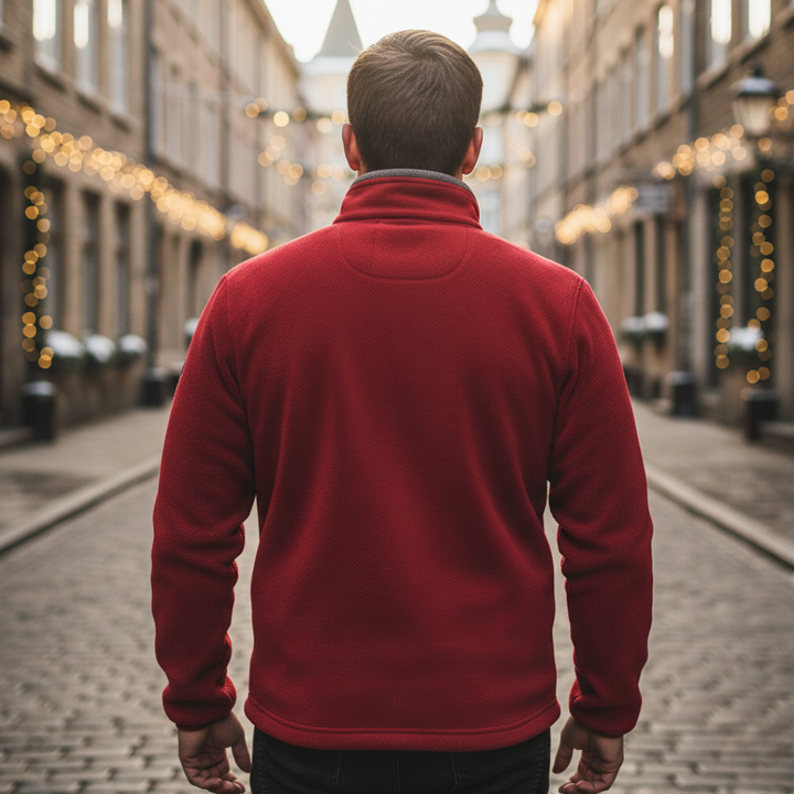 Giacca Uomo Fleece con Zip Invernale