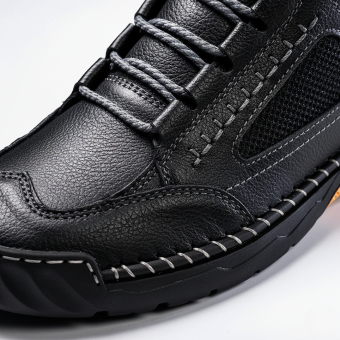 Scarpe Uomo in Ecopelle con Suola in Gomma