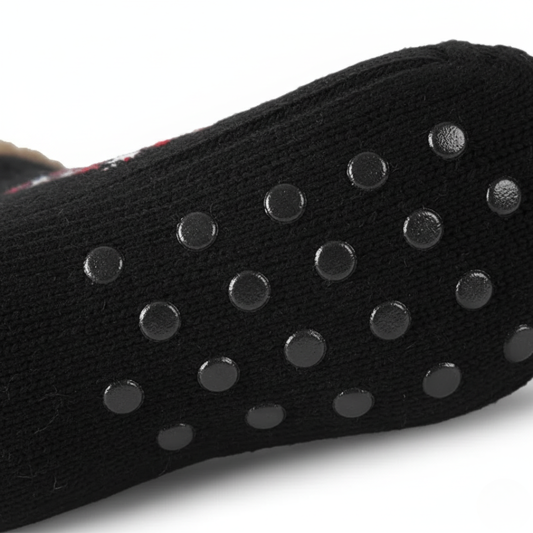 Unisex Knitted Socks with Fur