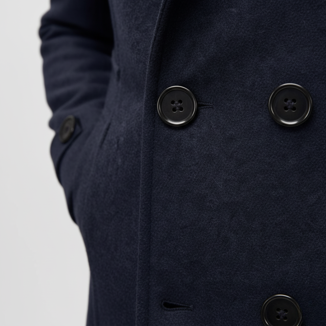 Cappotto Uomo Doppiopetto in con Bottoni