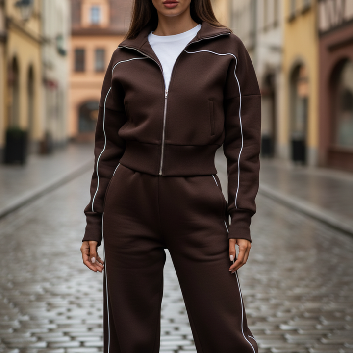 Tuta Donna Felpa Larga Set Sportivo