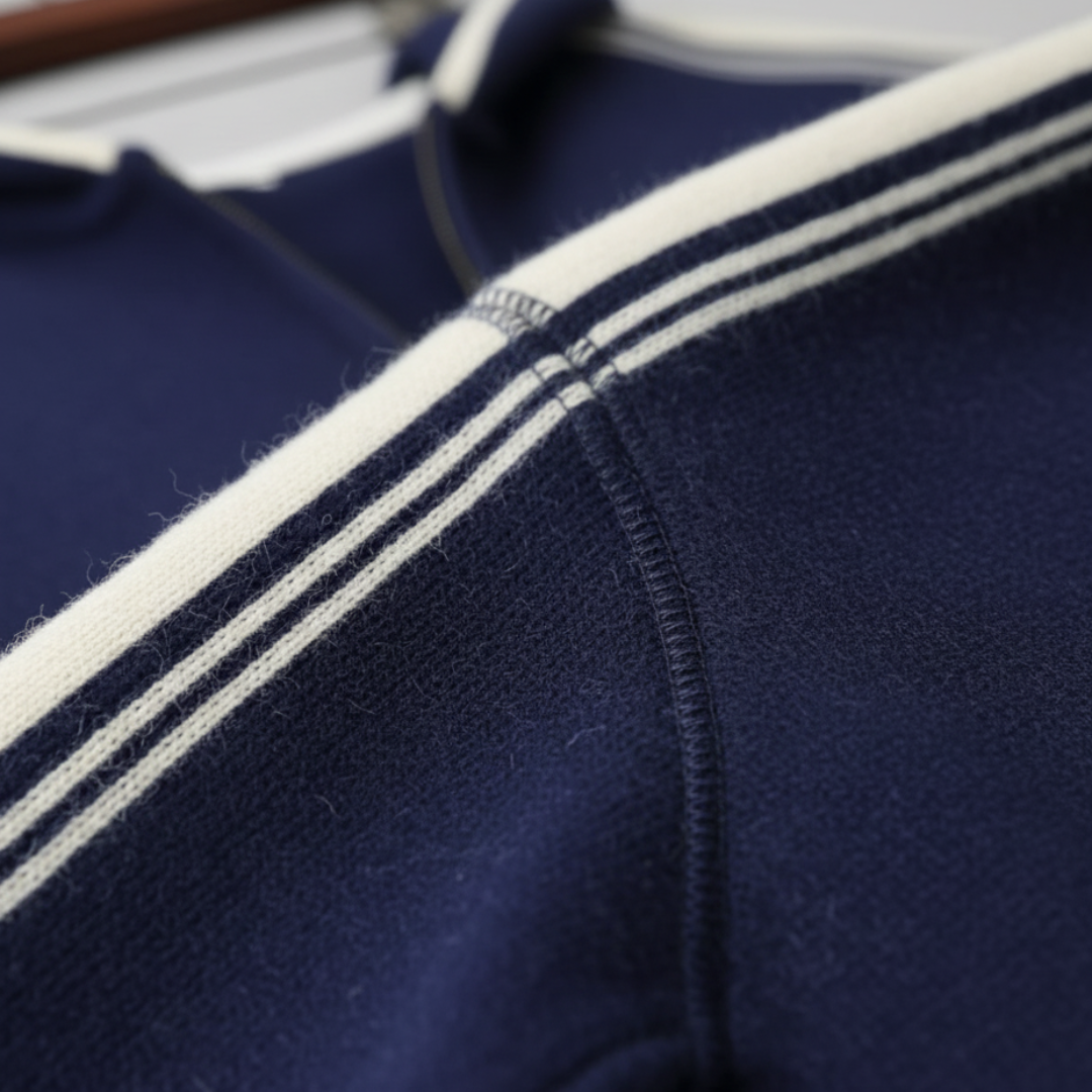 Men's Tracksuit Set with Hood in Soft Yarn