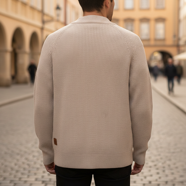 Cardigan Uomo Collo Alto