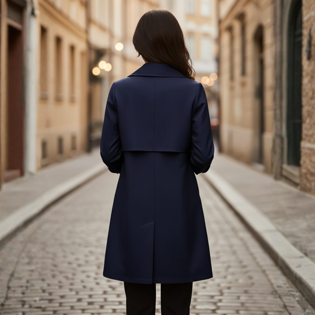 Trench Donna Corto Poliestere Classico