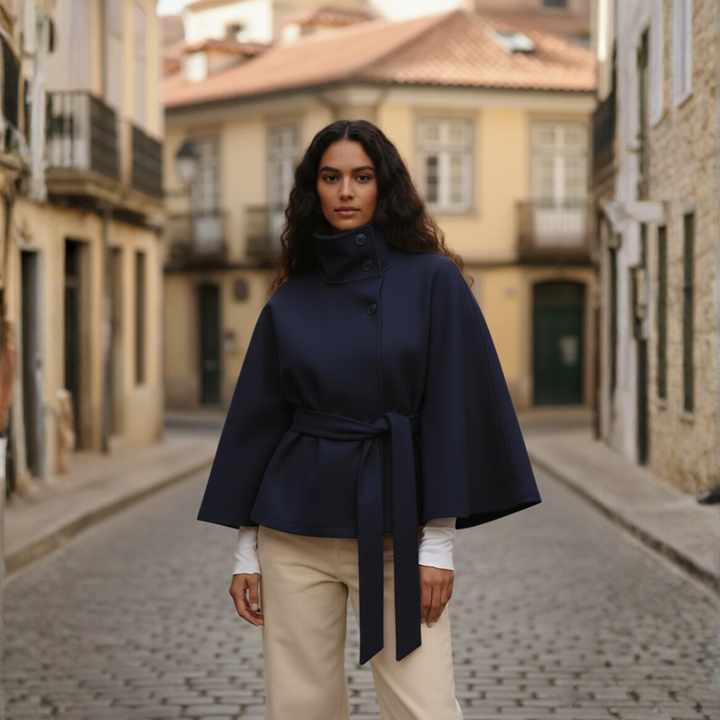 Mantello Donna Materiale Alta Qualità Invernale Giacca Corta
