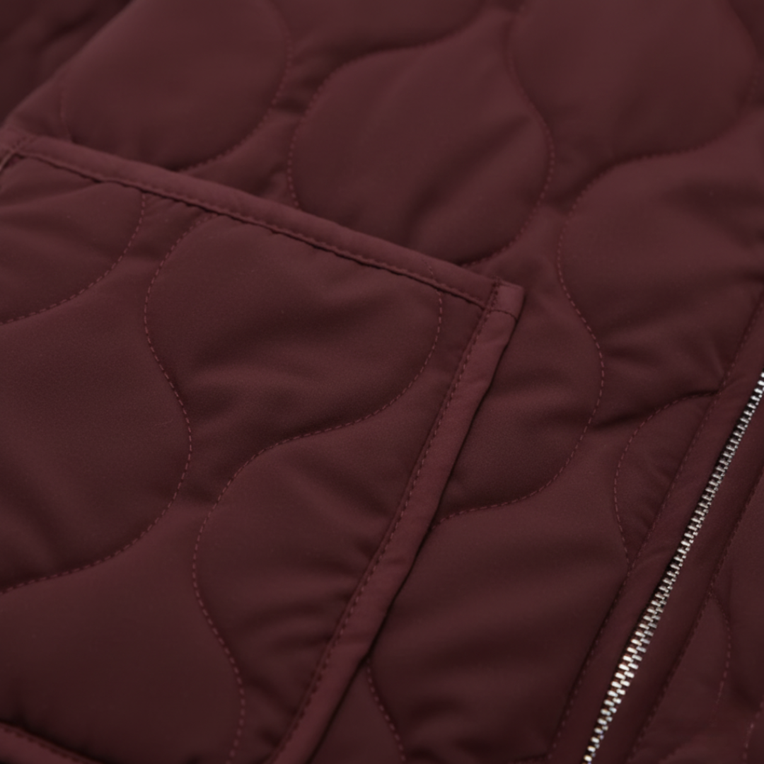 Giubbotto Donna Trapuntato Imbottito Collo Alto