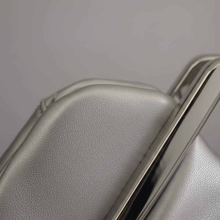 Borsa Donna con Manico Oro in Ecopelle