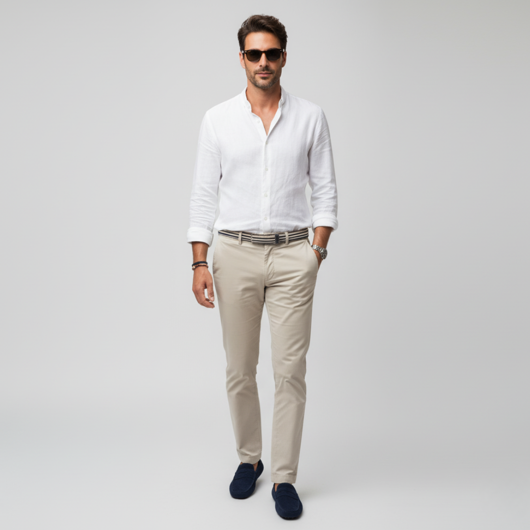 Mocassini uomo in pelle scamosciata