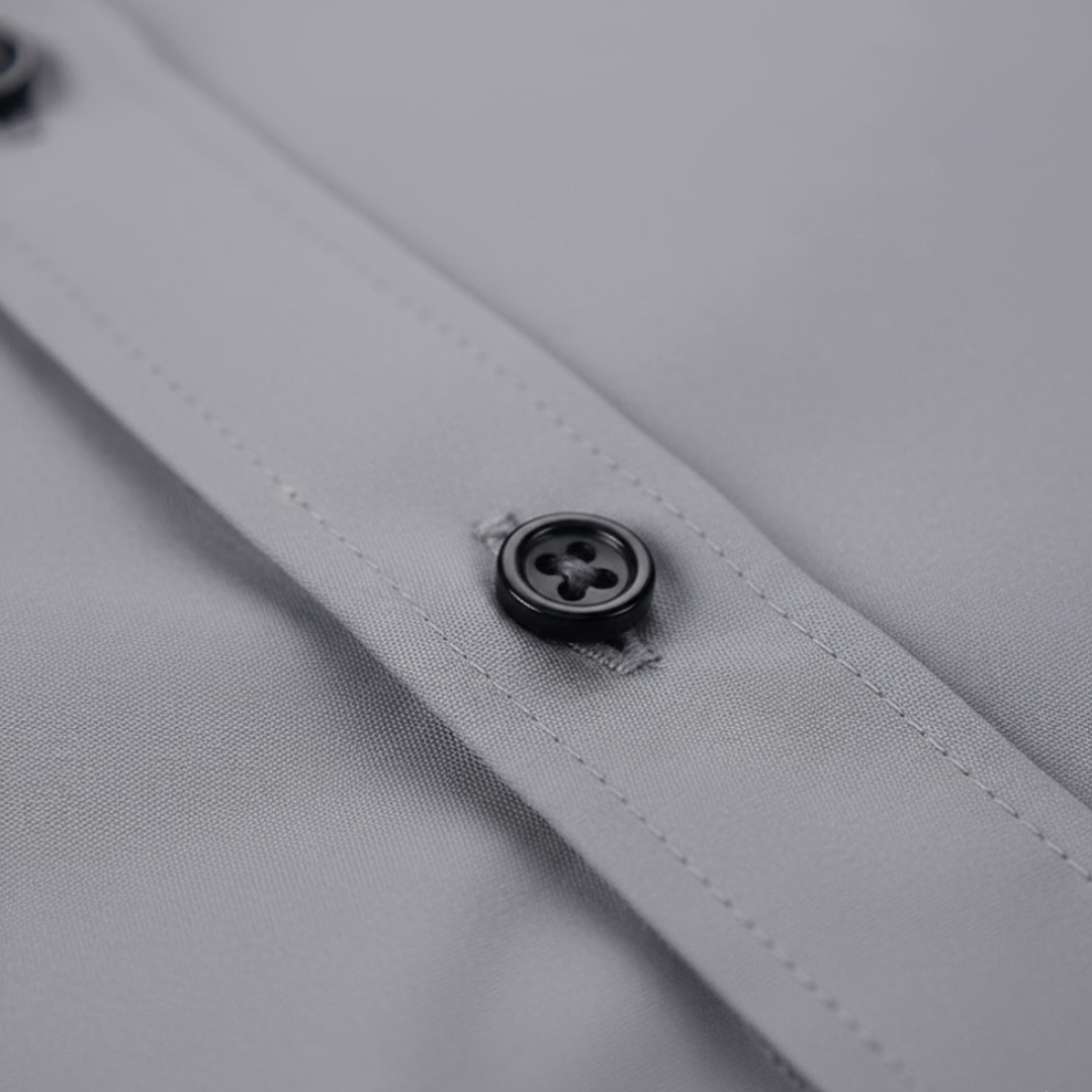 Herren Slim Fit Hemd mit langen Ärmeln