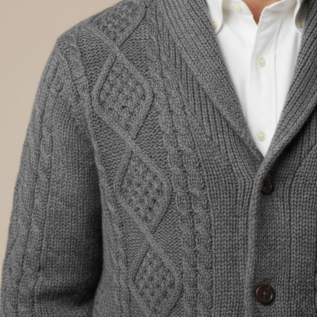Cardigan Uomo con Bottoni