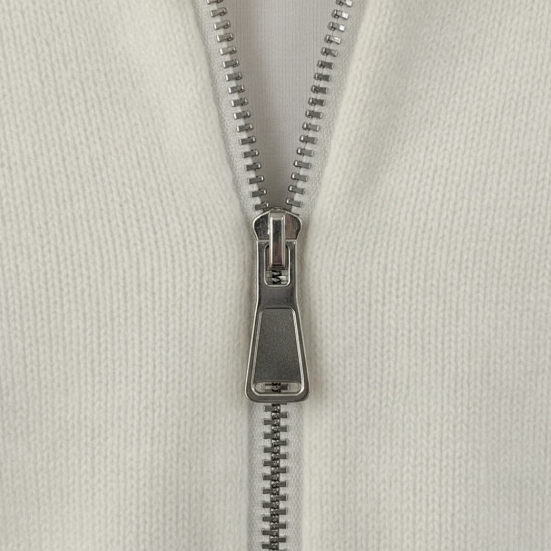 Giacca Uomo Lana Maglia Zip