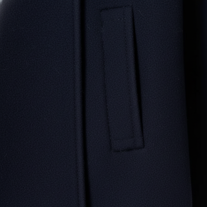 Cappotto Donna con Collo Alto e Cintura